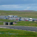 Le parking des Cliffs of Moher sur lequel nous passerons la nuit