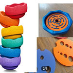 Rb94 Stapelstein met inlegplaten