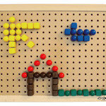 OM1 Kleurnoppen en bord