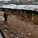 Uno scorcio di vita a Kibera.