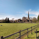 St Marys' Church Kidlington viewed from the paddocks