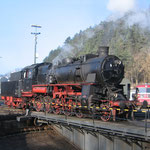 Ausrücken der 58 311 am Dienstag 