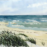 Am Meer - Aquarell
