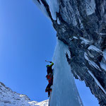 Cascade de glace à Bessans - Guide de Haute Montagne - Aussois