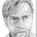 Obi-Wan Kenobi aus "Star Wars" (Bleistift)