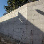 Realizzazione muro di contenimento (Teramo)