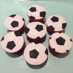 Voetbal cupcakes