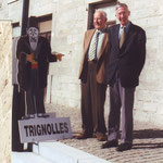 Jean Detournay et Jacques Peraut de la revue nivelloise " Rif Tout Dju "