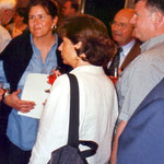 Véronique Sanspoux (à l'avant-plan)