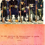 1937 - R/V d'une caricature représentant les membres du Cercle photo "Entre-Nous"