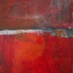Rote Phantasie, 120x100, Mischtechnik auf Leinwand,  2014