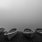 Boats at Dawn, Lake Kawaguchiko, Japan. 2025