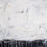Schwarzes Geheimnis, 100x80, Acrylmischtechnik auf Leinwand, 2021