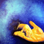 Tempus fugit (acrilico e olio su tela) 80 x 80 - 2014 COLLEZIONE PRIVATA 