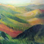 Toscana im Herbst - Acryl auf Leinwand/Keilrahmen, 50 x 60 cm - WVZ 2013-11