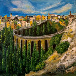 Gravina di Puglia - Acryl auf strukturierter LW/KR, 60 x 60 cm - WVZ 2022-01