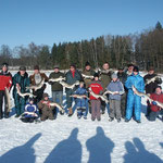 Eisfischen - Gruppenbild mit fantastischer Ausbeute