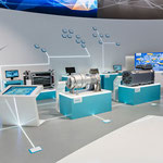 Siemens Messestand, Hannover Messe (2014) // für Teilbereich Ausführungs- und Detailplanung