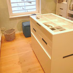 Einblick Ankleide // Entwurf Sideboard 
