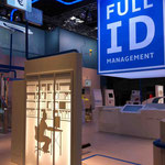 Messestand der Bundesdruckerei für die Cebit, Hannover (2013/2014) // Ausführungsplanung, teilweise Entwurf (2D/3D), Material- und Farbauswahl