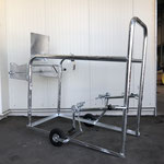 SCHURR Einschiebe-Klauenpflegestand Fahrwerk oben