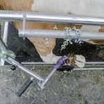 SCHURR Klauenpflegestand Modell 2021 rückschlagsfreie Sicherheitskurbeln