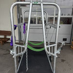 SCHURR Klauenpflegestände extra groß / breit Frontansicht