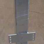 Standpfosten für SCHURR Kuhbürste, auf Anfrage erhältlich