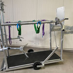 SCHURR Klauenpflegestand Modell Standard Fahrwerk oben