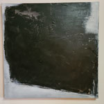 80x80 LW Papier, Bitumen, Acryl