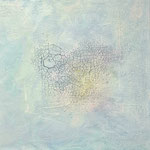 "Viento" LW 60x60 Marmormehl, Pigmente, Öl