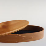 Schmuckbox mit Holzdeckel (Zeder)