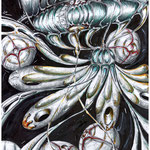 2022 - hope dies last - mixed media on paper A4