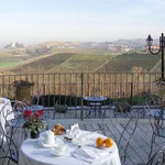 Casa Pavesi ontbijt op het terras