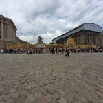Warteschlangen vor Schloss Versailles