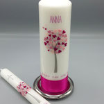 lebensbaum Set druck pink
