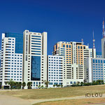 Modern Hotels and business towers of Brasilia