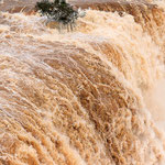 Rekordverdächtiger Wasserstand der Wasserfälle nach starken Regenfällen - (c) Lou Avers