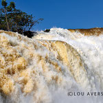 Iguassu Falls with record water levels after rain period, National Park Iguacu, Paraná, Brazil