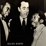 Prsident Kubitschek with Louis Armstrong and brazilian actor Otelo