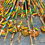 Traditional african instrument called "Berimbau", it is used in the "Capoeira" fight dance as rhythm sound