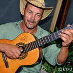 Edilson is a tour guide and sometimes entertaining tourists with local folk songs 