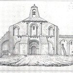Façade Ouest, dessin Auguin 1840