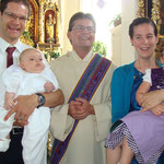 Taufe am 11.08.2013 mit Pfarrer Walter Lingenhöle