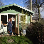 Lucy outside her studio 2