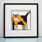 Naughty torties framed