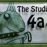 Printmaking studio sign