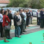 Les élu-es du Pays Cœur Entre-Deux-Mers et des Communauté de Communes. Inauguration du gîte d'étape de Citon-Cénac. 01/10/2010