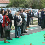 Les élu-es du Pays Cœur Entre-Deux-Mers et des Communauté de Communes. Inauguration du gîte d'étape de Citon-Cénac. 01/10/2010