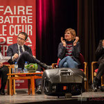 2 Applaudissements nourris pour Pascal Lafargue, Président d'Emmaüs Gironde. #benoirhamon2017